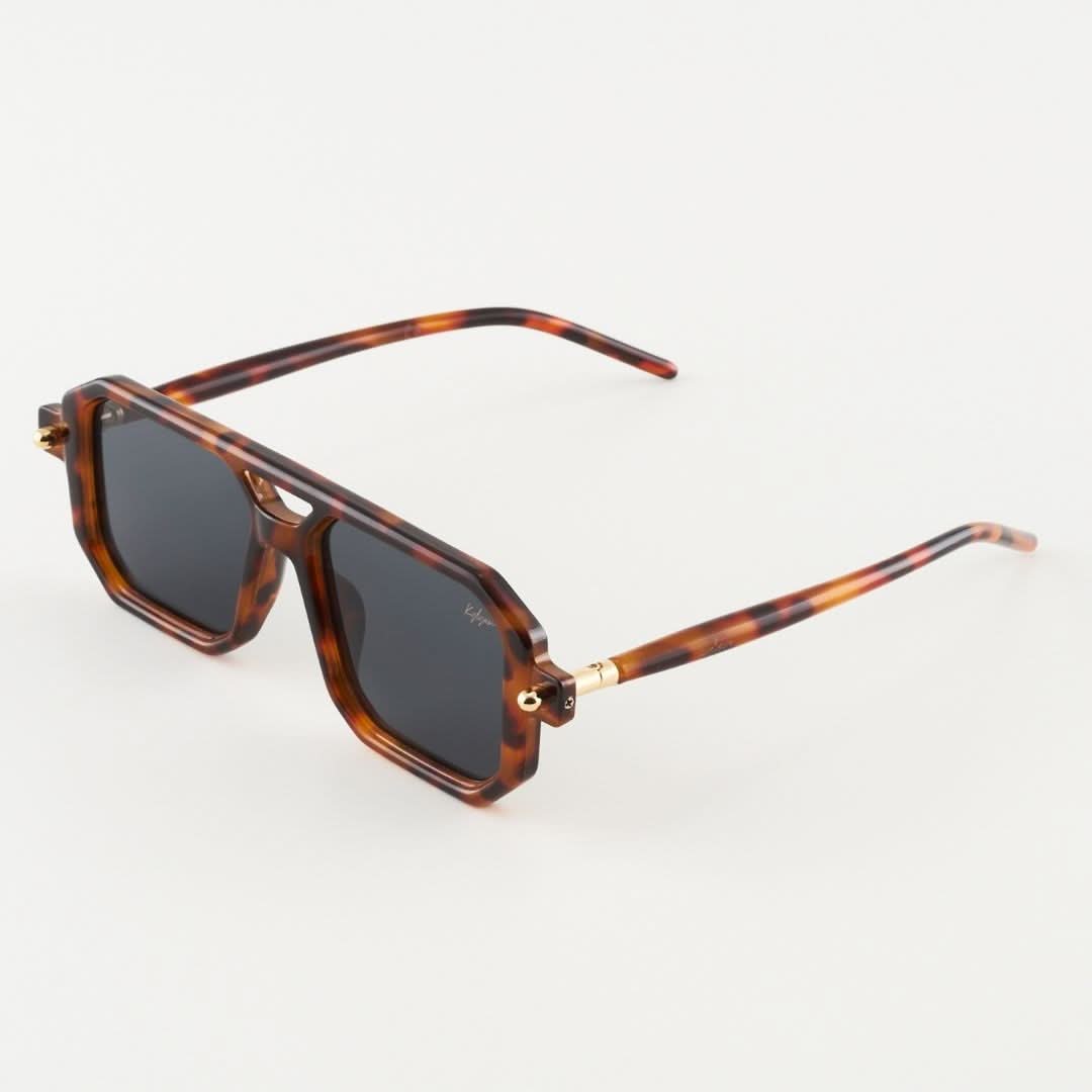 Elion Leopárd Fekete Napszemüveg